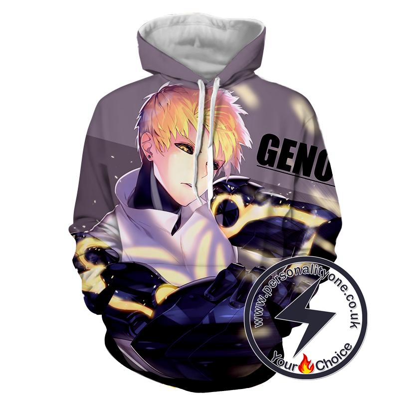 One Punch Man - Genos 3D - Hoodies